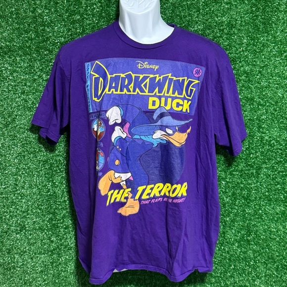 Disney Purple Darkwing Duck Short Sleeve Tee - Picture 1 of 5